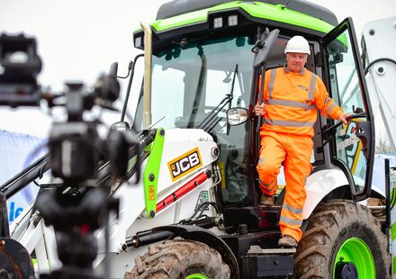 Flannery Barhale Jcb Hydrogen Backhoe Loader