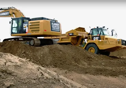 Flannery Plant Hire on Norwich Bypass