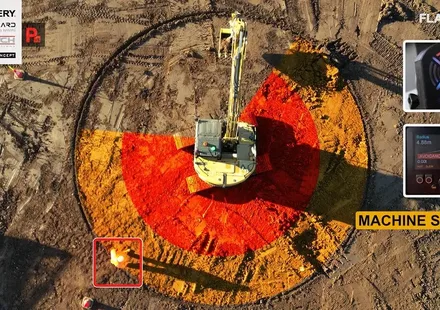 Human Form Recognition with Machine Control, redefining safety on-site (Xwatch x Spillard)