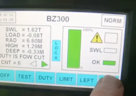 BZ300 Height & Slew Restrictor