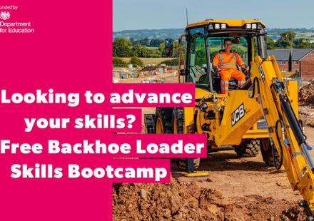 The Skills Bootcamp in Backhoe Loader Operations Partnering Up with Jcb